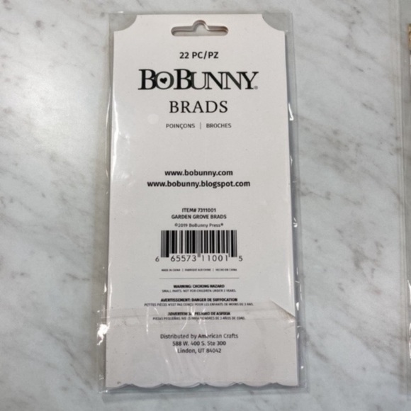 BoBunny Garden Grove Stickers, Chipboard and Brads - Picture 6 of 9